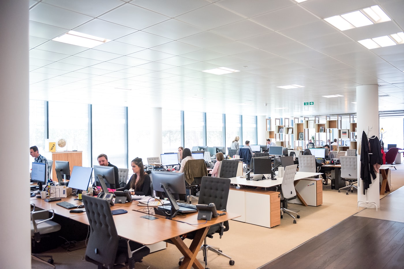 Modern office workspace